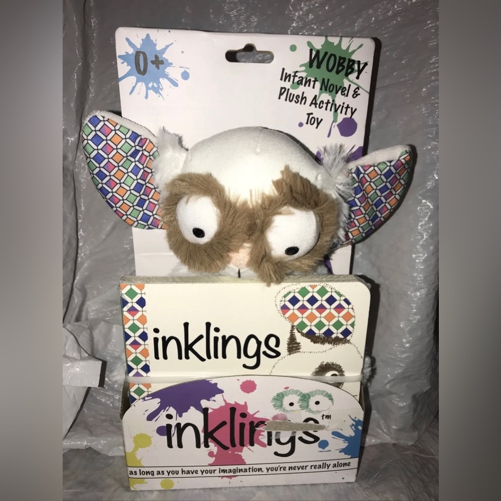 Inklings WOBBY Baby Plush and Infant Novel Book Set NEW NIP